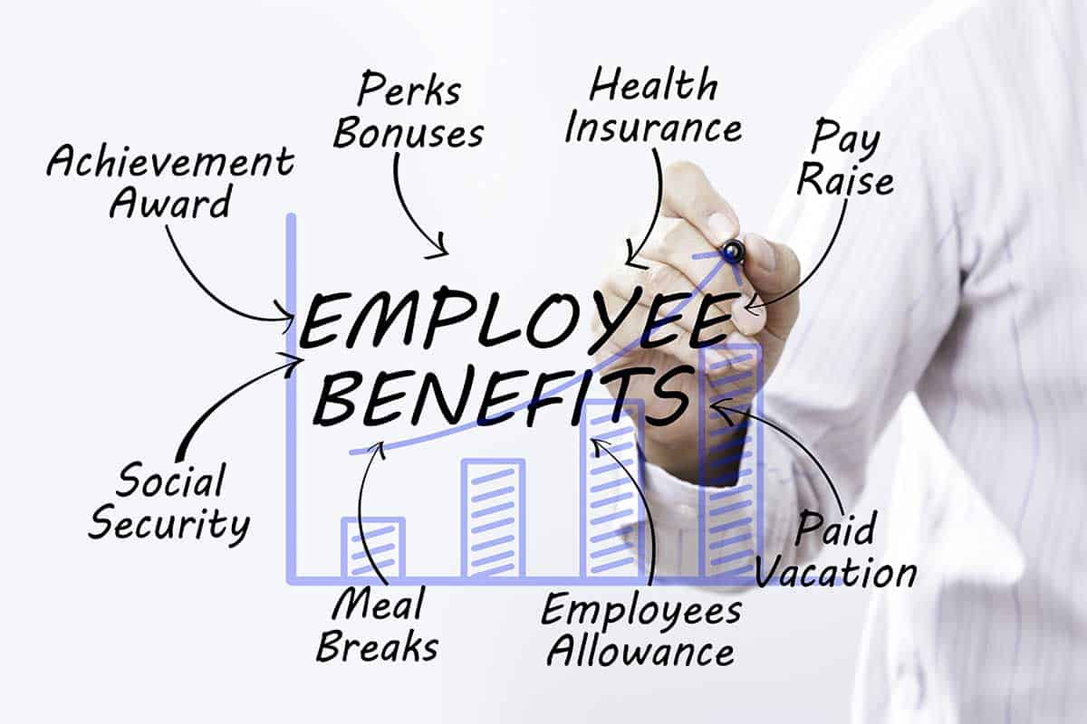 Employee benefits analysis chart